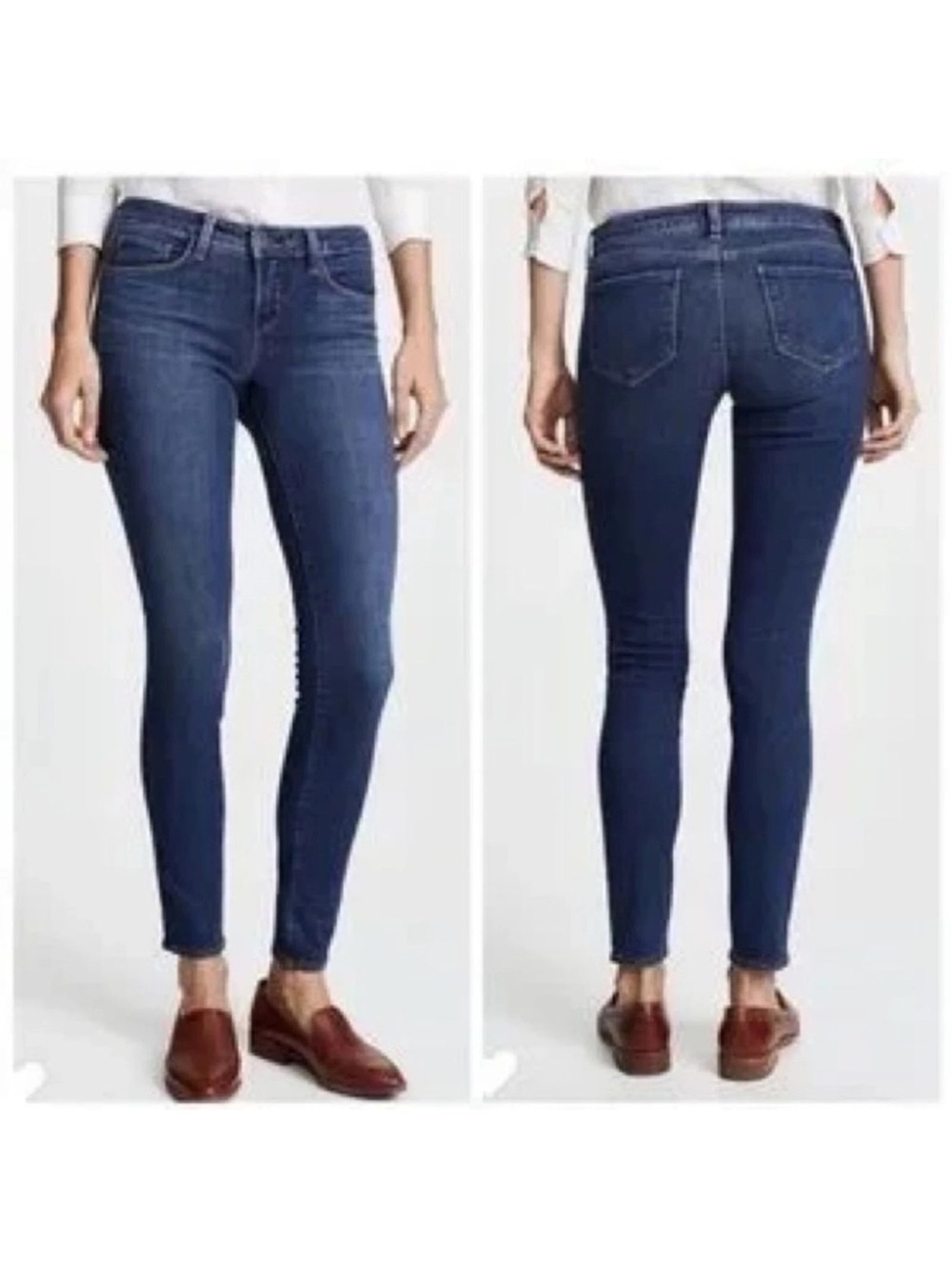 L'AGENCE Chantel Low Rise Skinny Jean in Dark Vintage EUC “Like New”